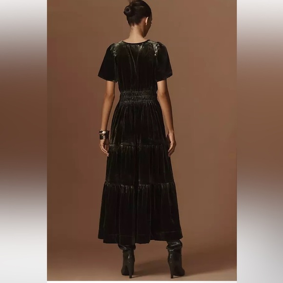 Anthropologie The Somerset Maxi Dress: Velvet Edition  size XXSP NWT - Picture 3 of 12